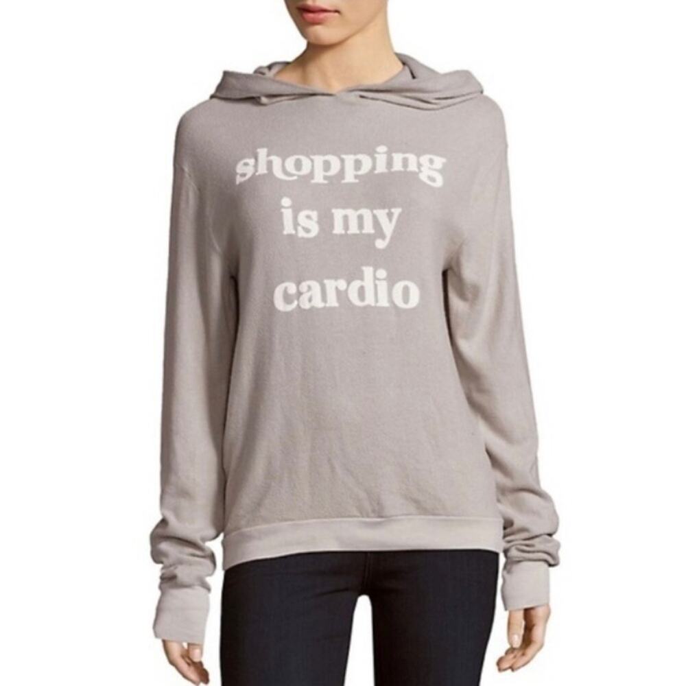 Wildfox Shopping Is My Cardio Hoodie
